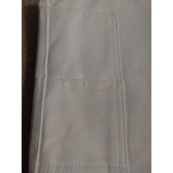 Keystone Painter Pants VTG  Workwear White Color Wide Tool Pockets, 40x34 - Picture 10 of 13